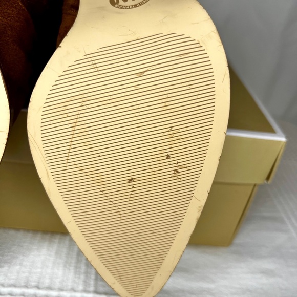 Michael Michael Kors,  Dover 100mm pointed-toe boots, Luggage, 7 - Picture 11 of 12